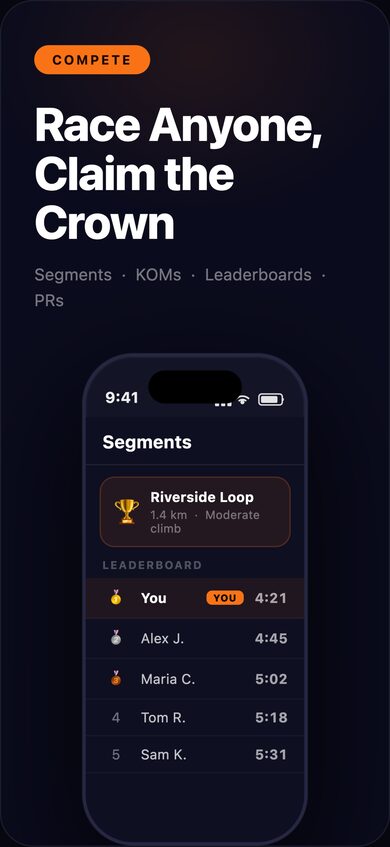 Compete — Race Anyone, Claim the Crown